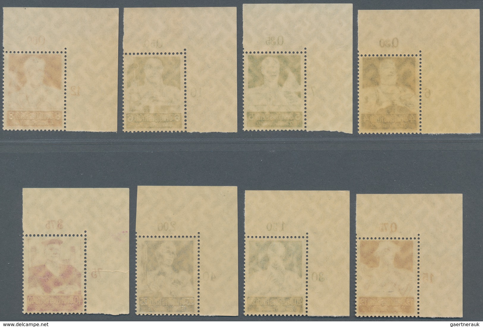 Deutsches Reich - 3. Reich: 1935, Deutsche Nothilfe: Berufsstände, 4 Pf Bis 40 Pf, Ungefaltete Luxus - Covers & Documents