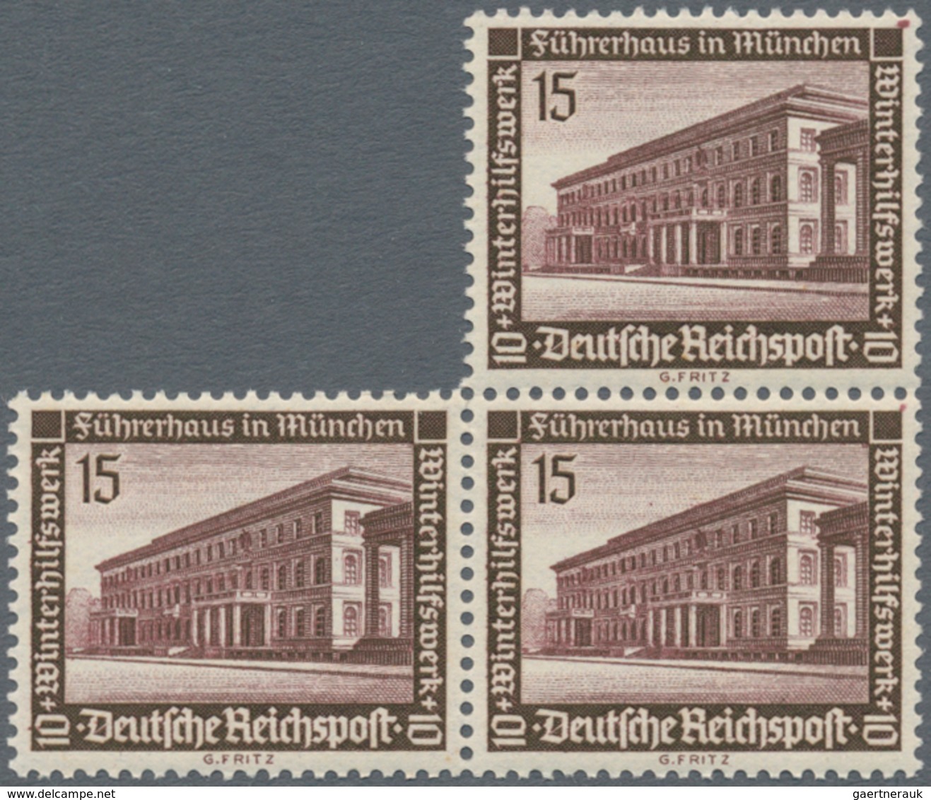 Deutsches Reich - 3. Reich: 1936, WHW, Unkompletter Satz In Bogenteilen, Hauptwerte Vielfach, Mi. Ca - Briefe U. Dokumente
