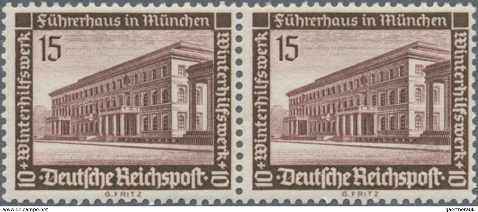 Deutsches Reich - 3. Reich: 1936, WHW, unkompletter Satz in Bogenteilen, Hauptwerte vielfach, Mi. ca