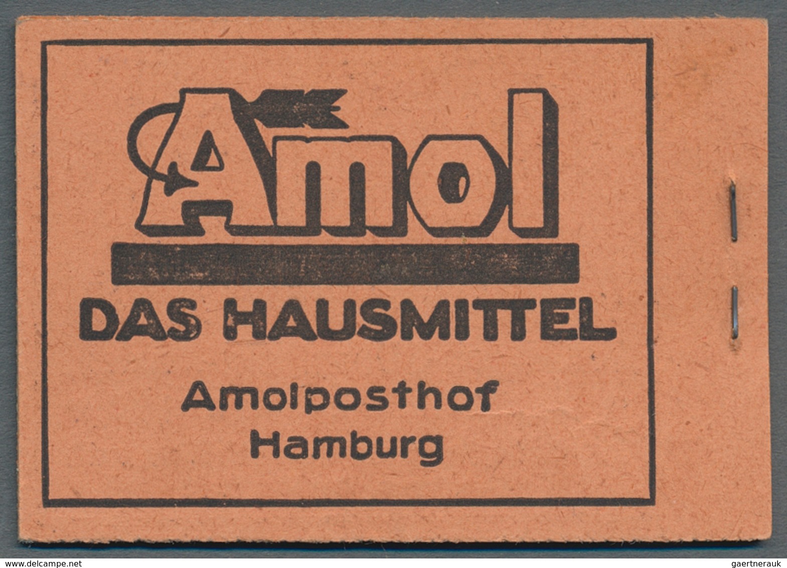 Deutsches Reich - Markenheftchen: 1920, 4 M. Germania Markenheftchen Mit ONr. 1 Und Durchgezähnten H - Booklets