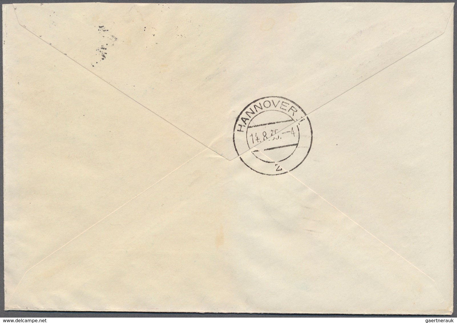 Deutsches Reich - Zusammendrucke: OSTROPA 1935, Block-Zusammendruck, Auf Portogerechtem R-Brief, Mit - Se-Tenant