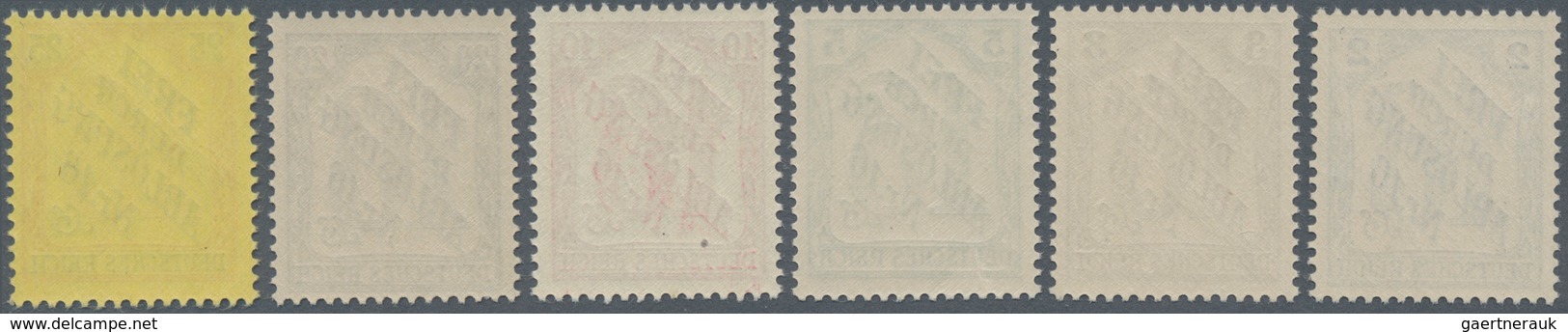 Deutsches Reich - Dienstmarken: 1905, 2 Pf Bis 25 Pf. "Frei Durch Ablösung Nr. 16" Für Baden, Unsign - Dienstzegels