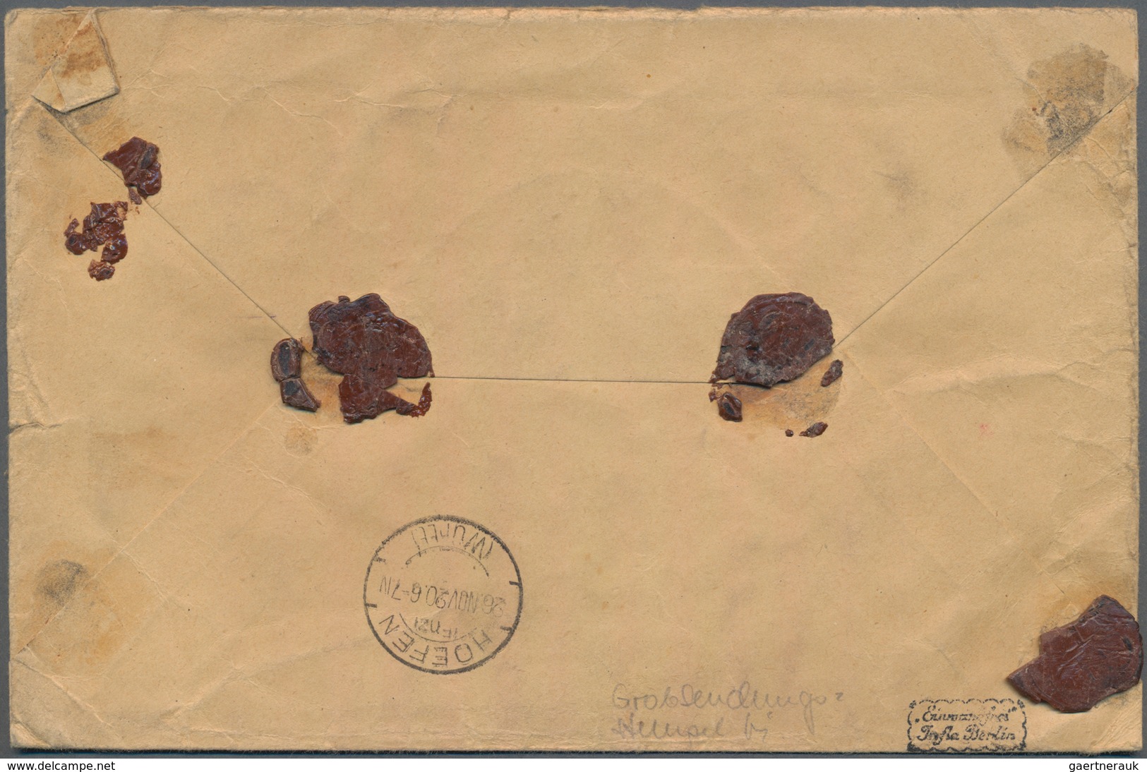 Deutsches Reich - Dienstmarken: 1920, Ziffern In Raute ("portopflichtige Dienstsache"), 10 Pf Und 50 - Officials