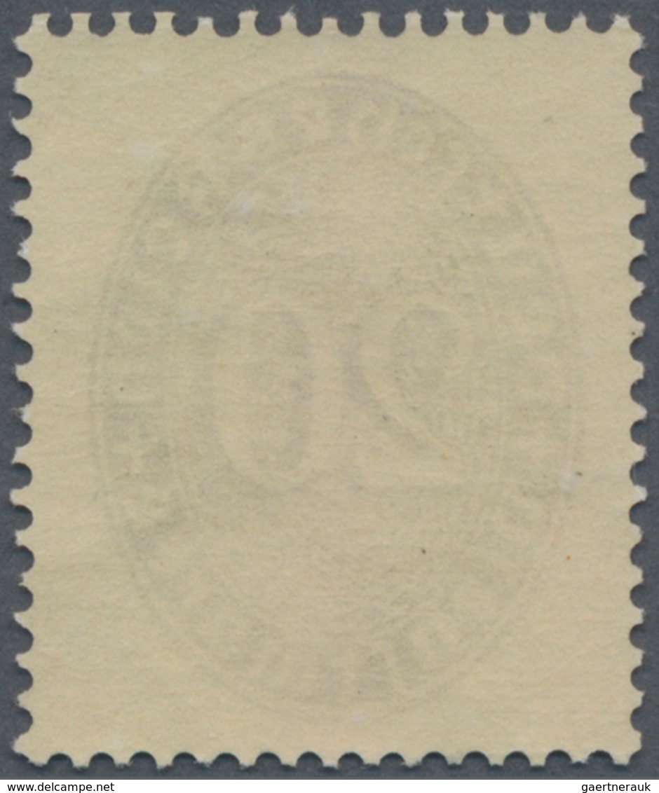 Deutsches Reich - Dienstmarken: 1930, 20 Pf Rötlichgrau Mit Liegendem Wasserzeichen, Perfekt Zentrie - Dienstzegels