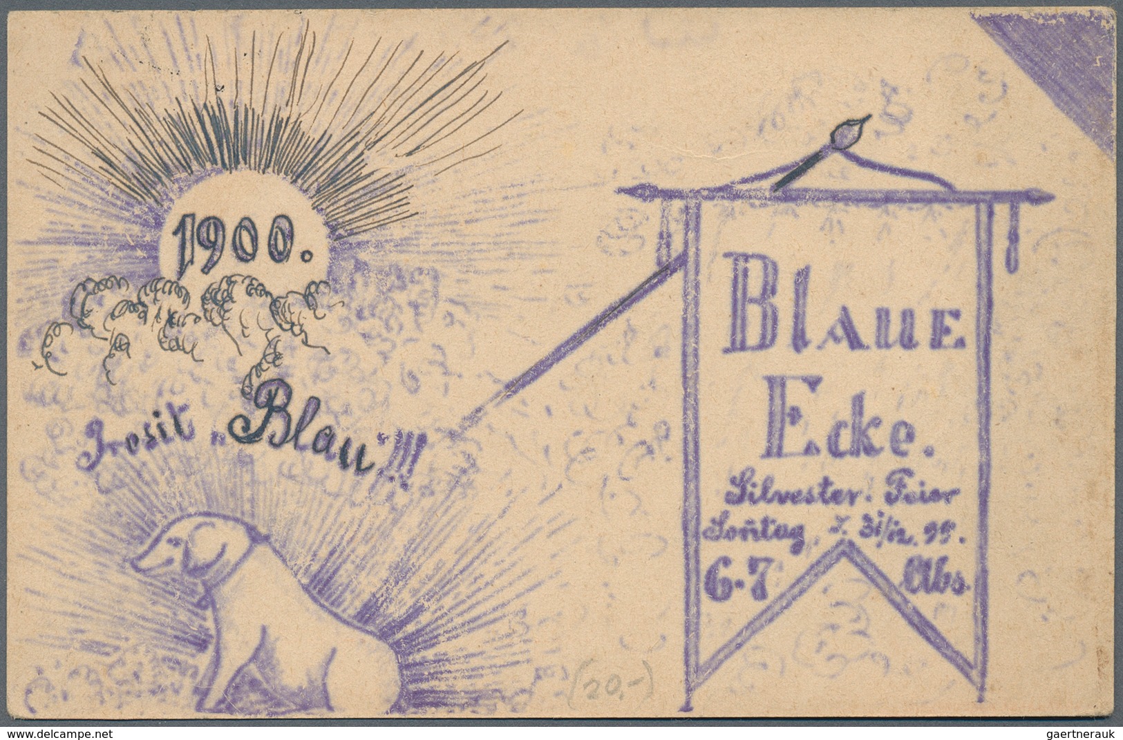 Deutsches Reich - Privatpost (Stadtpost): KIEL - Stadtpost-Courier: 1899, 3 Pf Orange Ganzsachenkart - Postes Privées & Locales