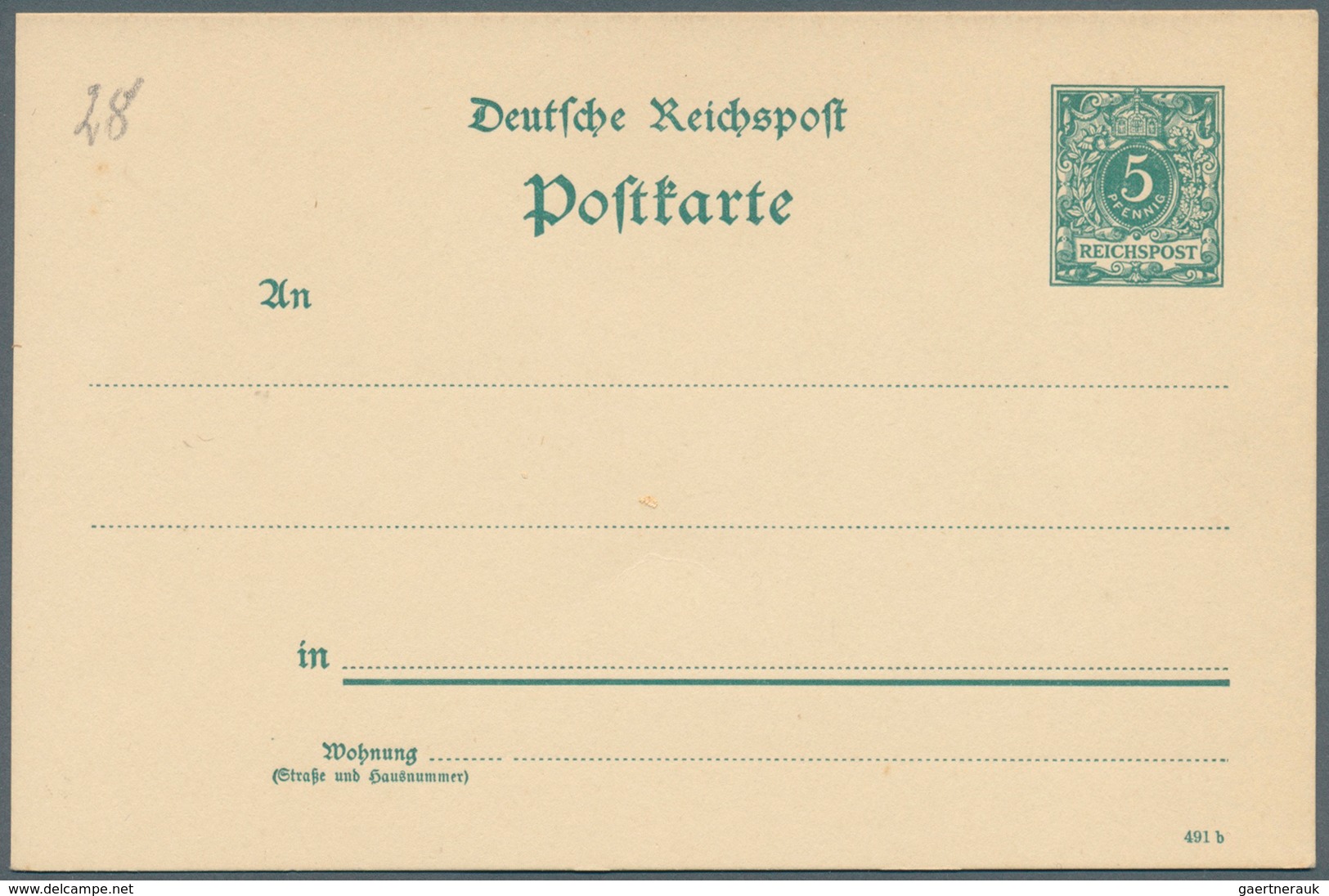 Deutsches Reich - Ganzsachen: 1891, Lot Von 11 Postkarten 5 Pf Grün Ziffer Mit Nur Versch. Druckdate - Autres & Non Classés