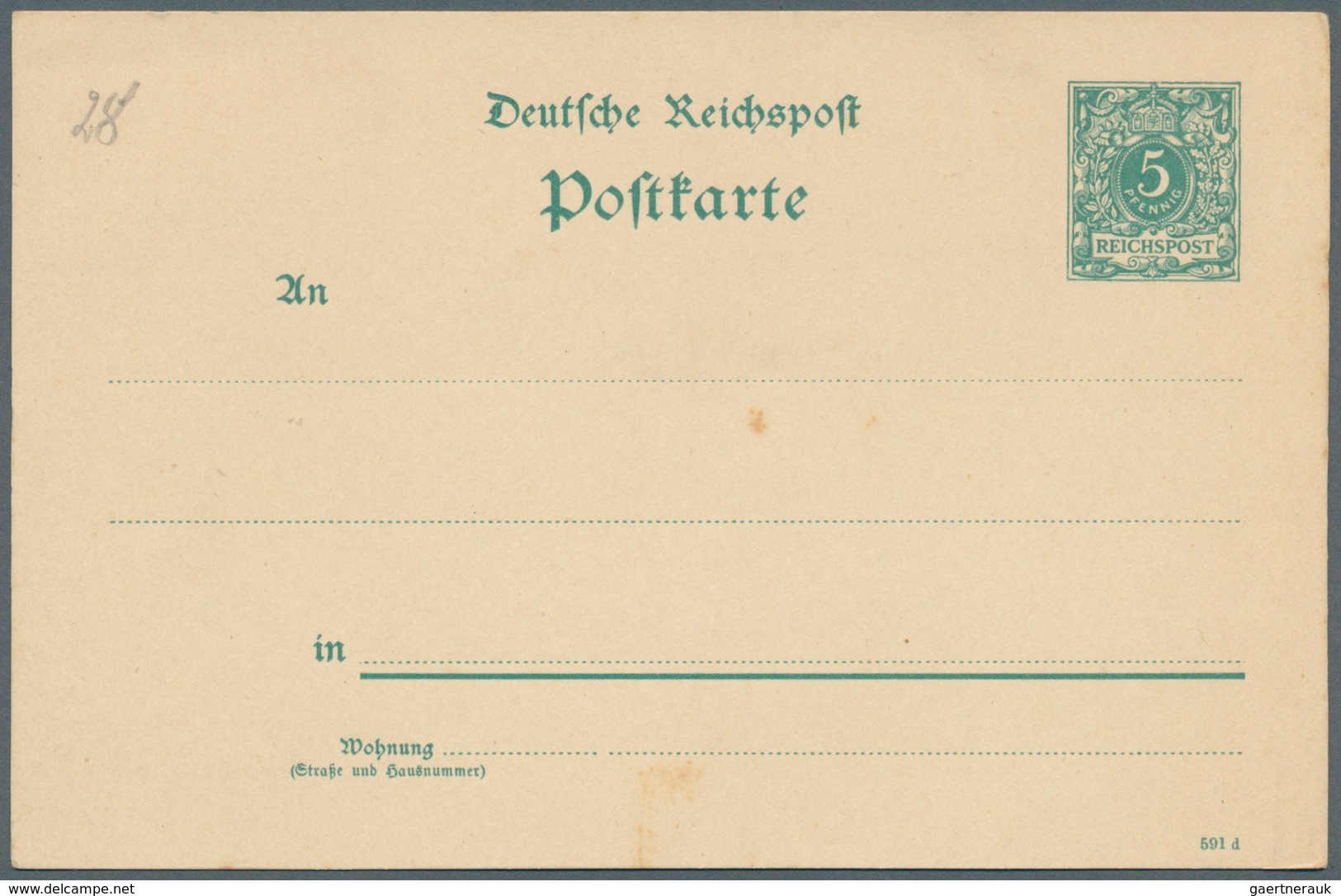 Deutsches Reich - Ganzsachen: 1891, Lot Von 11 Postkarten 5 Pf Grün Ziffer Mit Nur Versch. Druckdate - Other & Unclassified