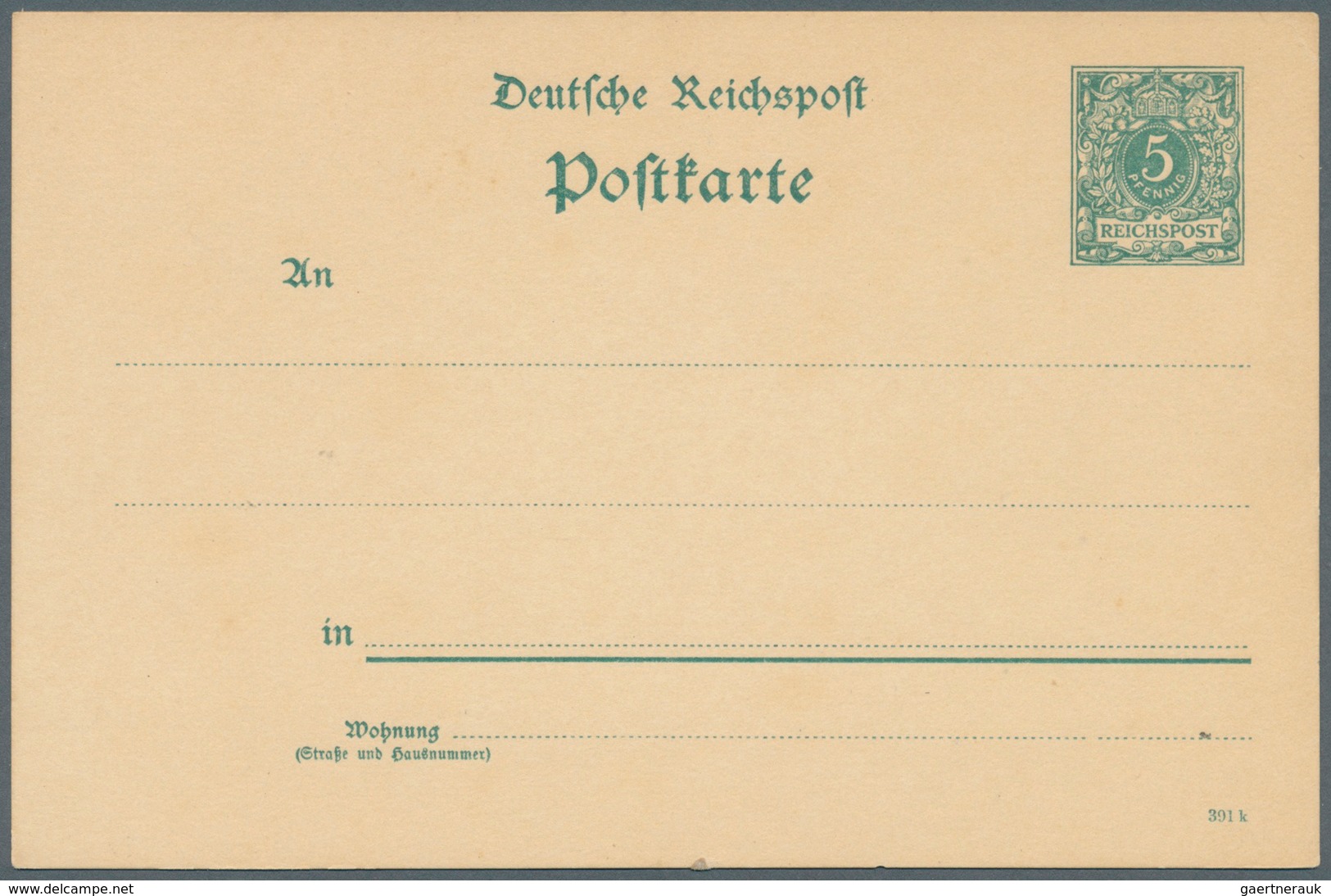 Deutsches Reich - Ganzsachen: 1891, Lot von 11 Postkarten 5 Pf grün Ziffer mit nur versch. Druckdate