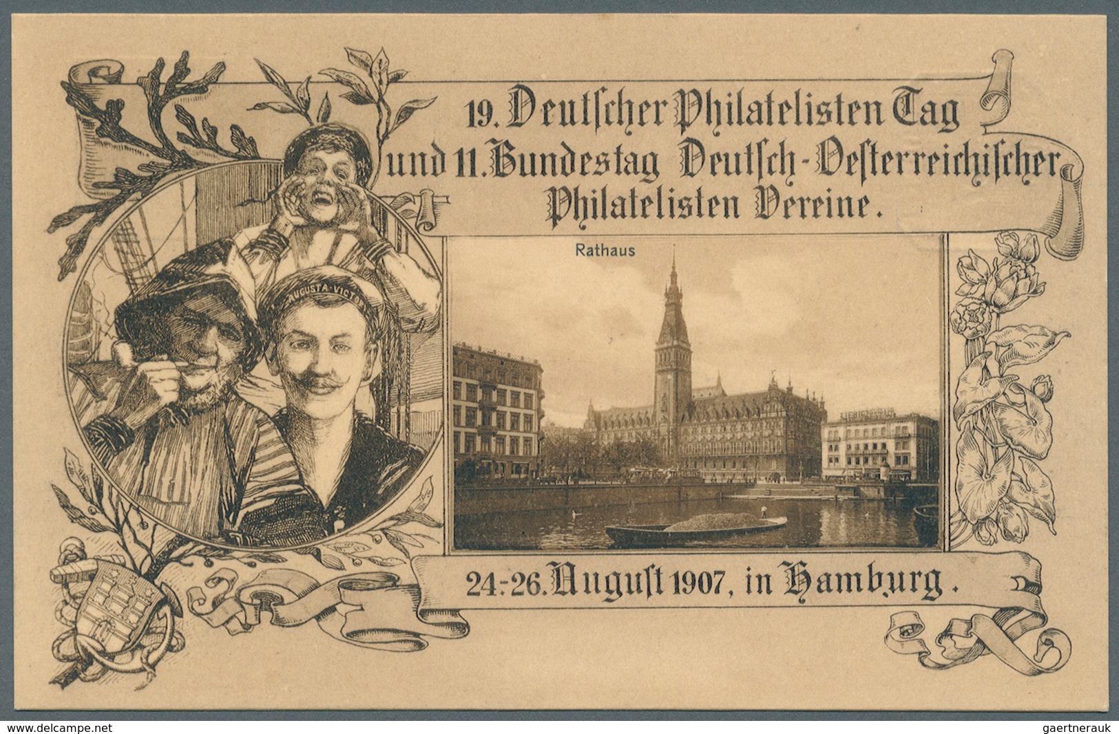 Deutsches Reich - Privatganzsachen: 1907, Lot Von 15 Privat-Postkarten 5 Pf Germania "19. Dt. Philat - Andere & Zonder Classificatie