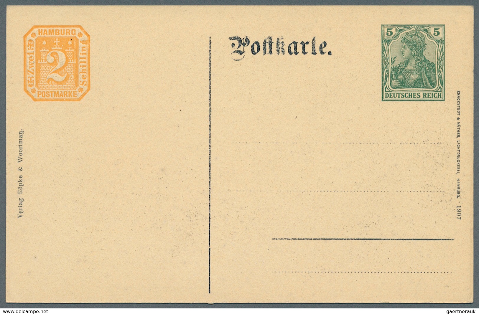 Deutsches Reich - Privatganzsachen: 1907, Lot Von 15 Privat-Postkarten 5 Pf Germania "19. Dt. Philat - Autres & Non Classés