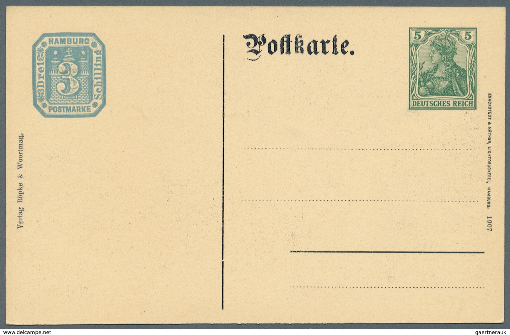 Deutsches Reich - Privatganzsachen: 1907, Lot von 15 Privat-Postkarten 5 Pf Germania "19. Dt. Philat