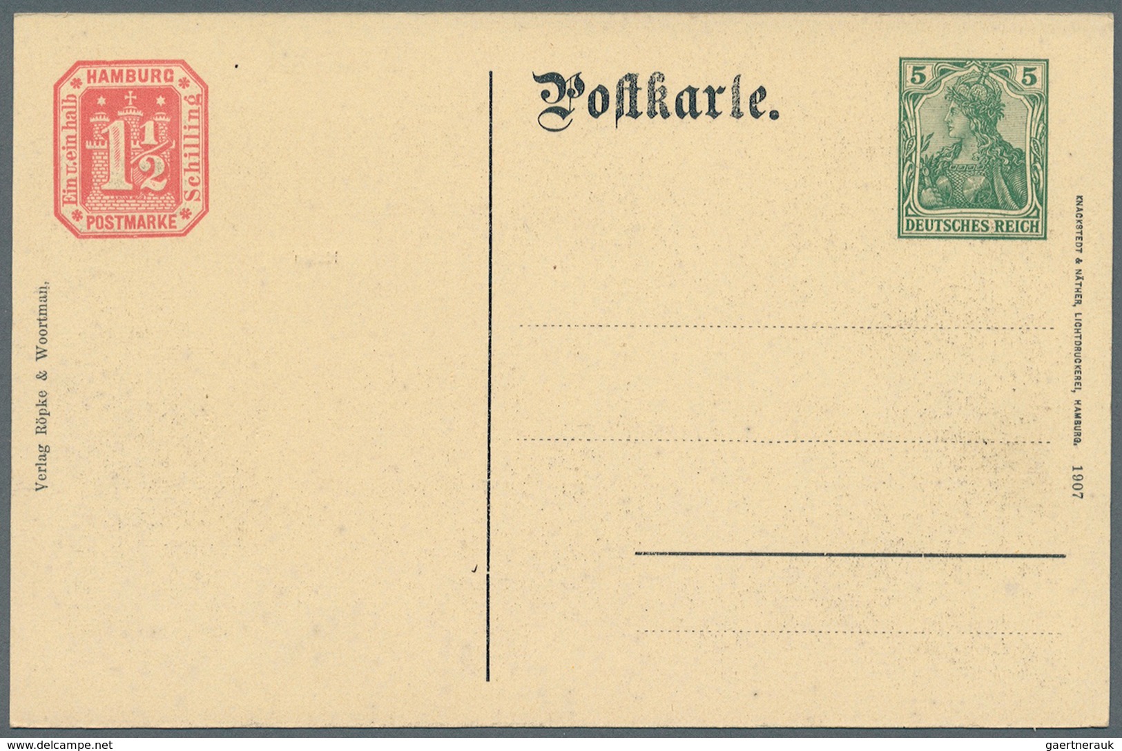 Deutsches Reich - Privatganzsachen: 1907, Lot von 15 Privat-Postkarten 5 Pf Germania "19. Dt. Philat