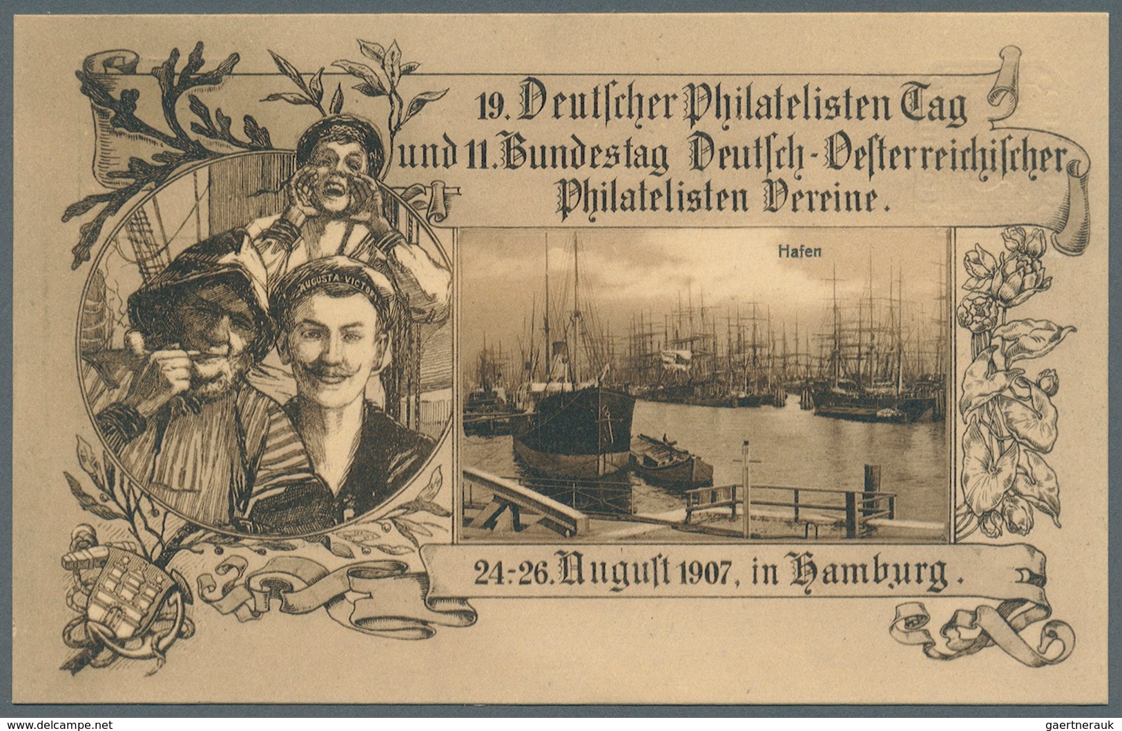 Deutsches Reich - Privatganzsachen: 1907, Lot von 15 Privat-Postkarten 5 Pf Germania "19. Dt. Philat