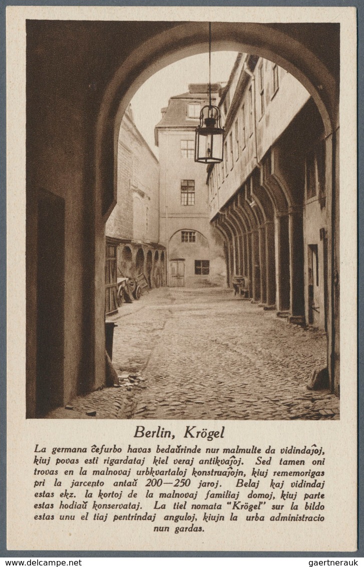 Deutsches Reich - Privatganzsachen: 1925 (ca). Kpl. Serie von 6 Privat-Postkarten 5 Pf Schiller "Esp