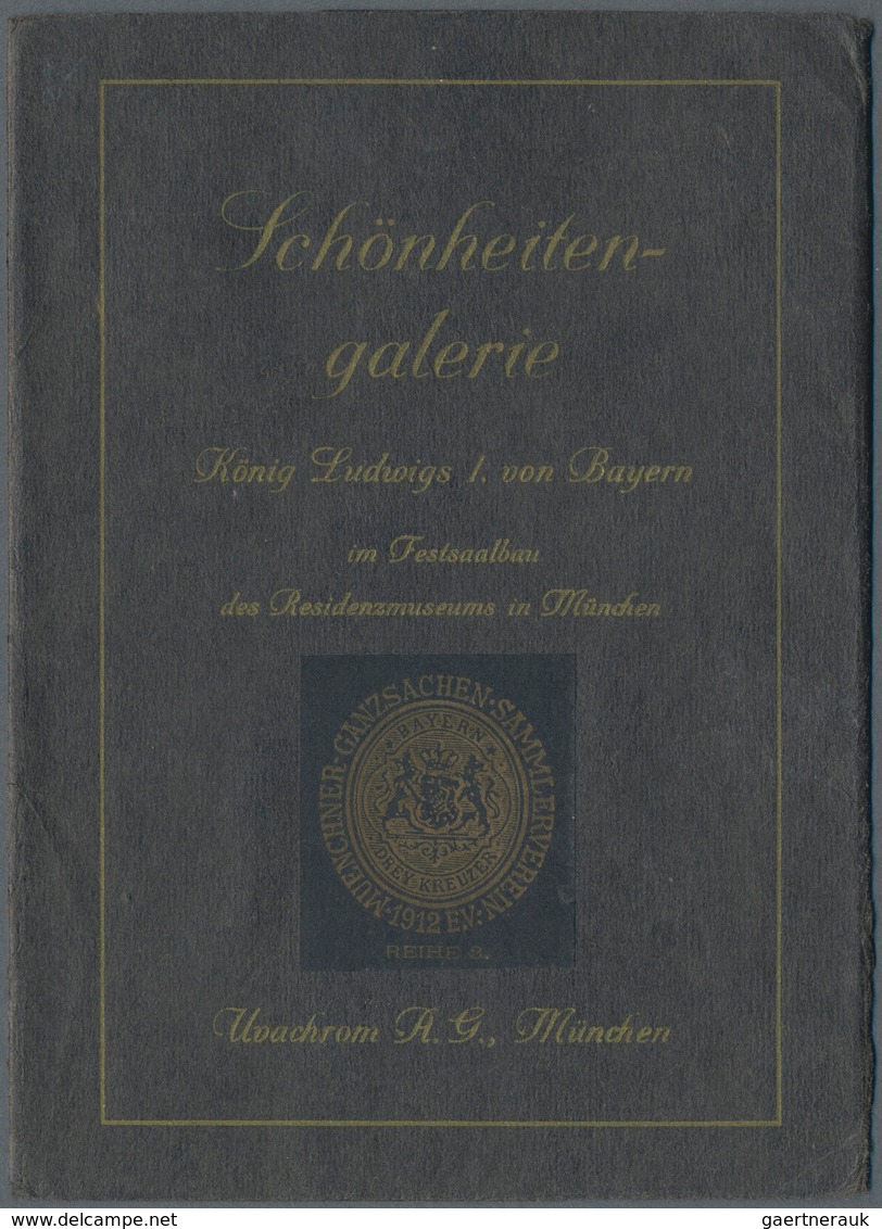 Deutsches Reich - Privatganzsachen: 1935. Schönheitengalerie König Ludwigs I. Von Bayern. Kpl. Set V - Andere & Zonder Classificatie