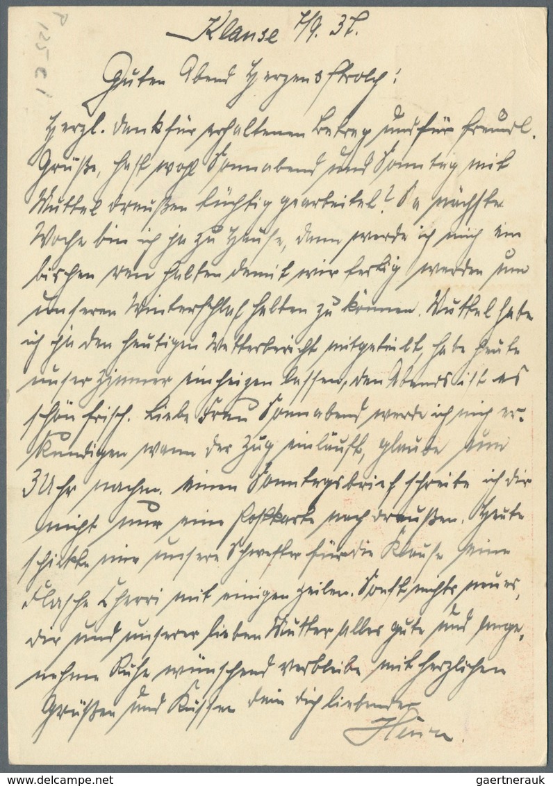 Deutsches Reich - Privatganzsachen: 1937, Privat-Postkarte 10 Pf Luftpost "Marsa Grenzlandtreffen Un - Sonstige & Ohne Zuordnung