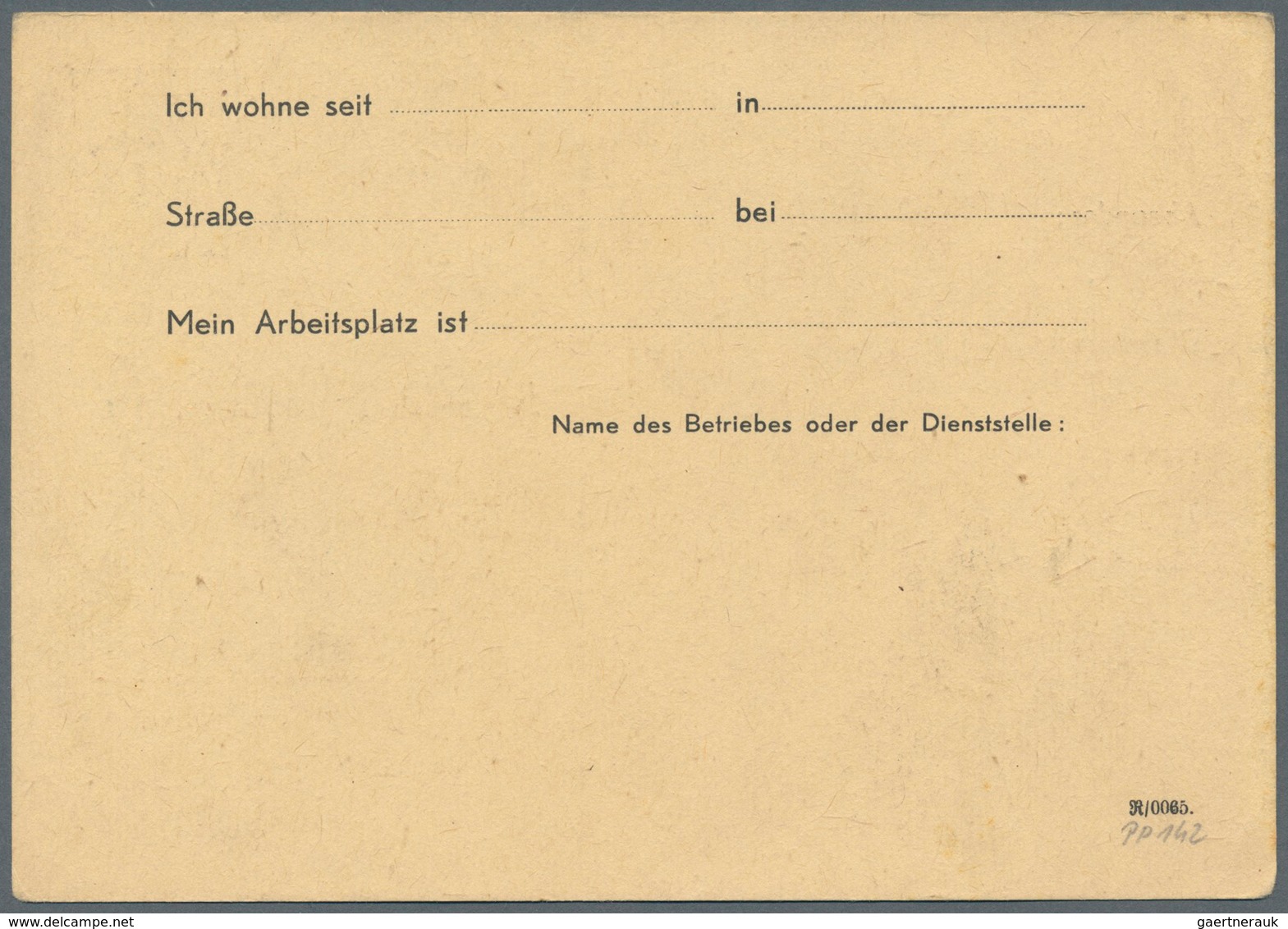 Deutsches Reich - Privatganzsachen: 1941 (ca.), Privat-Postkarte 6 Pf Violett Wertziffer "SA.-Gruppe - Autres & Non Classés