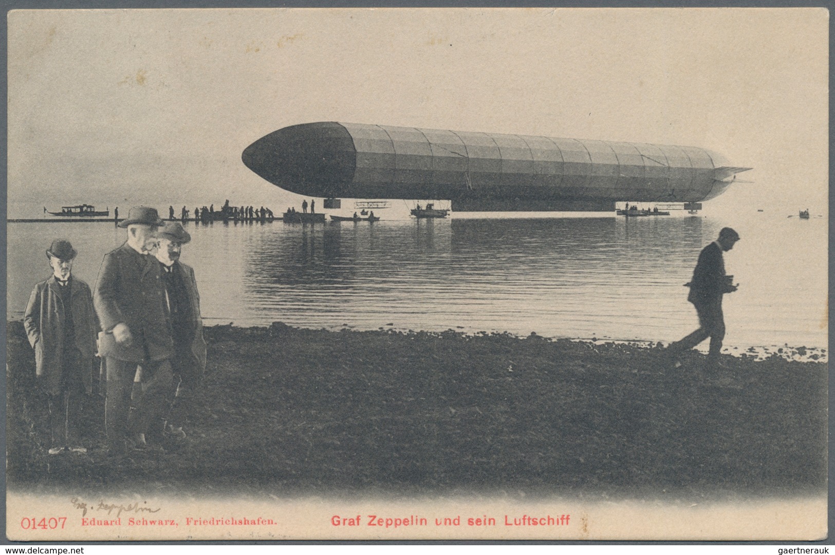 Deutsches Reich - Besonderheiten: 1907, Eigenhändige Von Georg Hacker, Erster Zeppelinkapitän (LZ 3) - Other & Unclassified