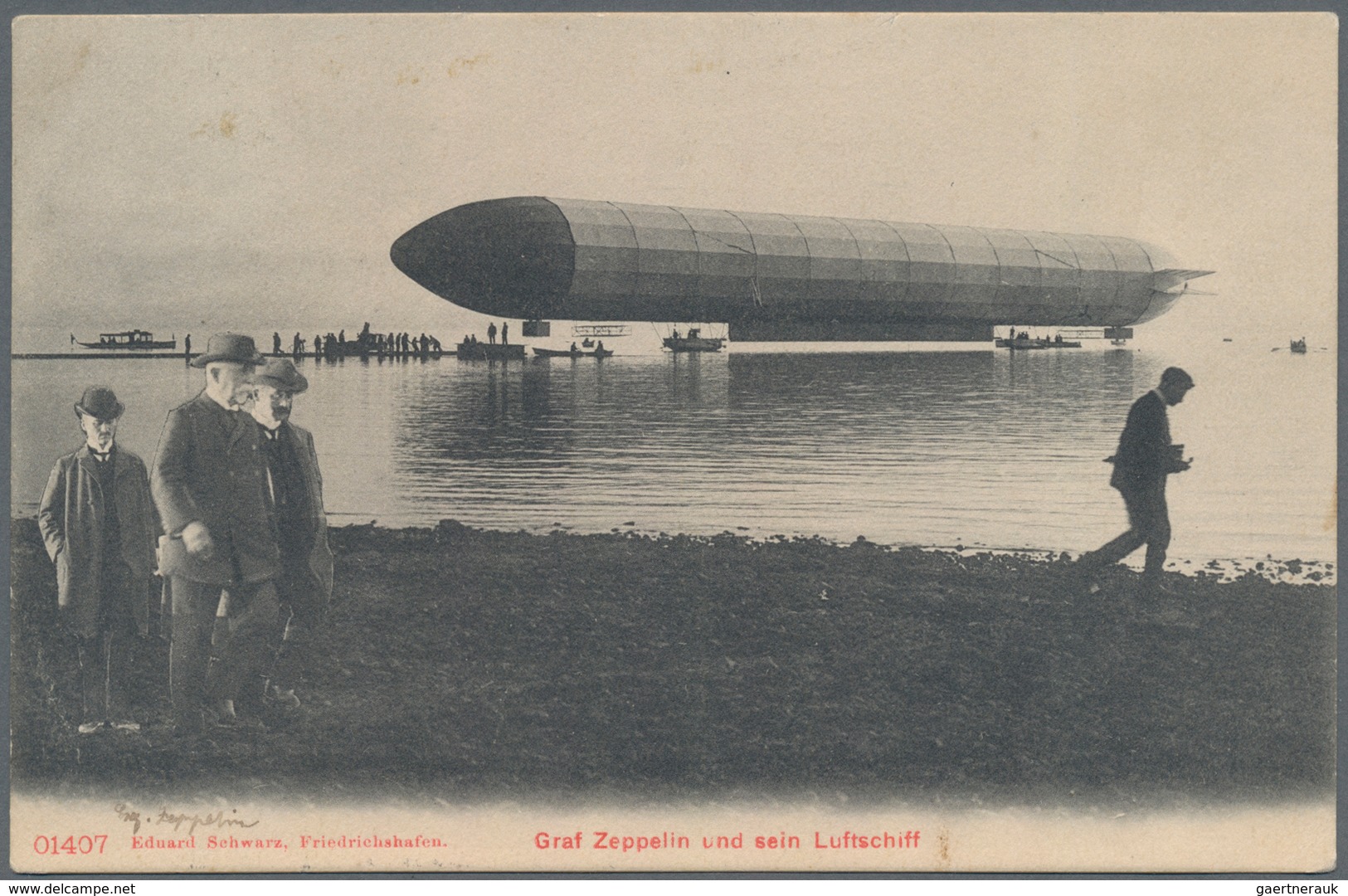 Deutsches Reich - Besonderheiten: 1907, Eigenhändige Von Georg Hacker, Erster Zeppelinkapitän (LZ 3) - Andere & Zonder Classificatie