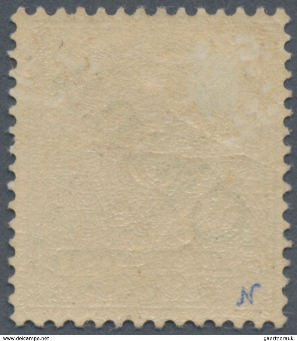 Deutsche Post In China: 1898, 3 Pfg. Diagonaler Aufdruck In Der Besseren Farbe HELLOCKER, "farbfrisc - China (oficinas)