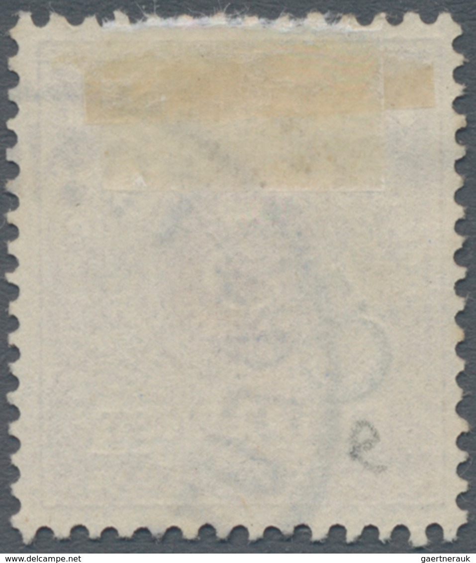 Deutsche Post In China: 1898, Freimarke: 3 Pf, Steiler Aufdruck, Hellocker, Gebraucht Mit Echtem (Ho - Chine (bureaux)