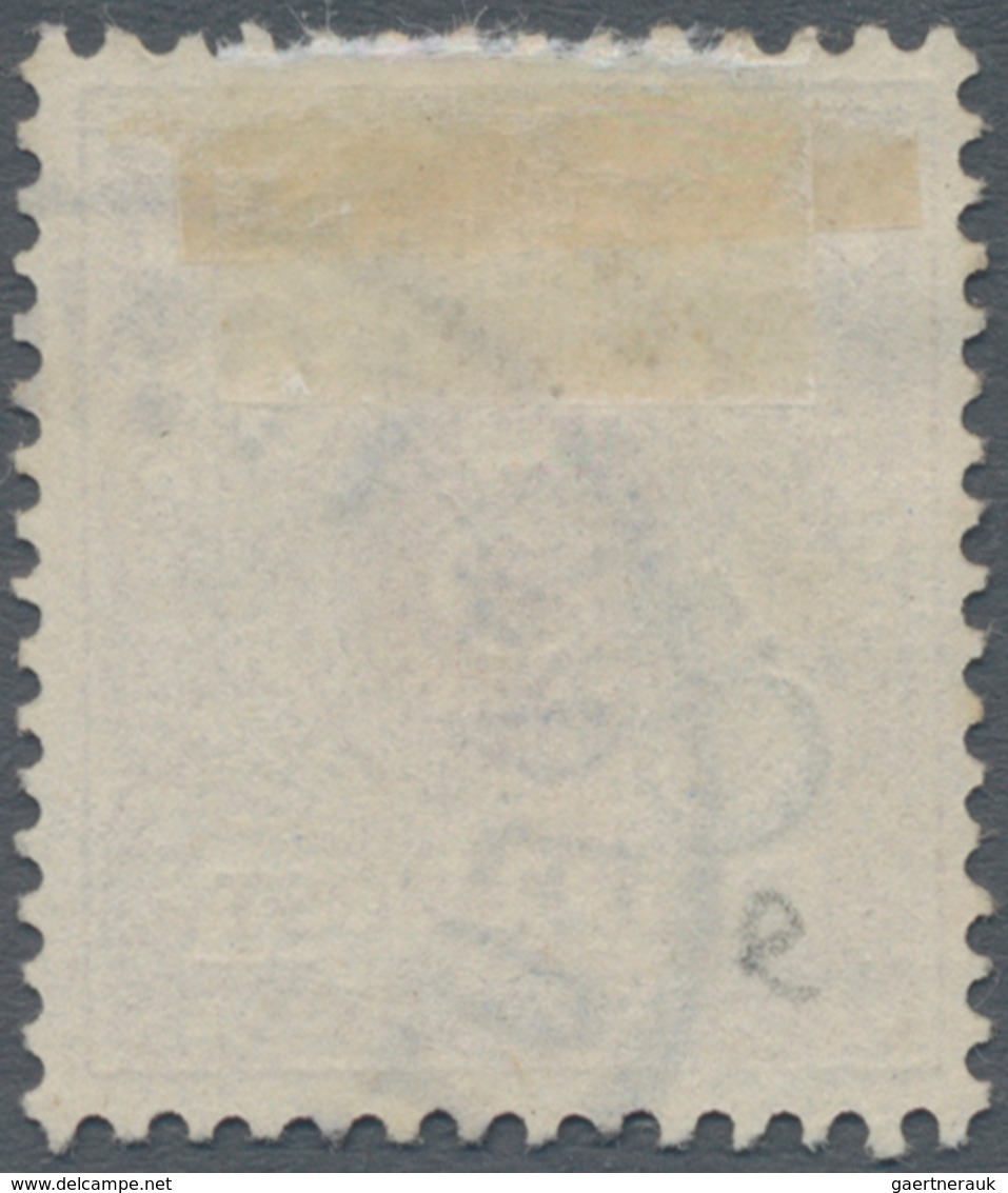 Deutsche Post In China: 1898, Freimarke: 3 Pf, Steiler Aufdruck, Hellocker, Gebraucht Mit Echtem (Ho - China (kantoren)