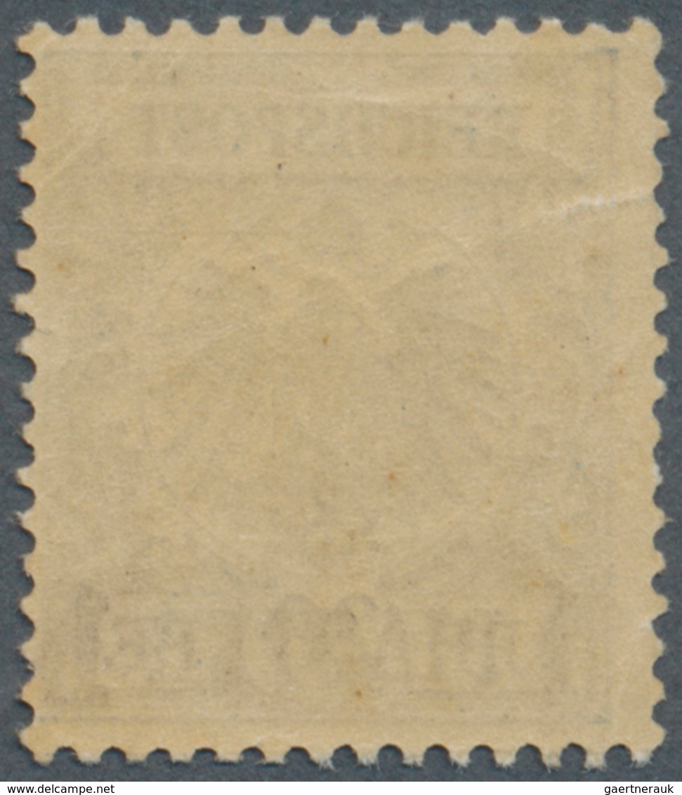 Deutsche Post In Der Türkei: 1899, 1 Pia. Auf 20 Pfg. LEBHAFTGRAUULTRAMARIN, Postfrisch, Links Oben - Turkey (offices)