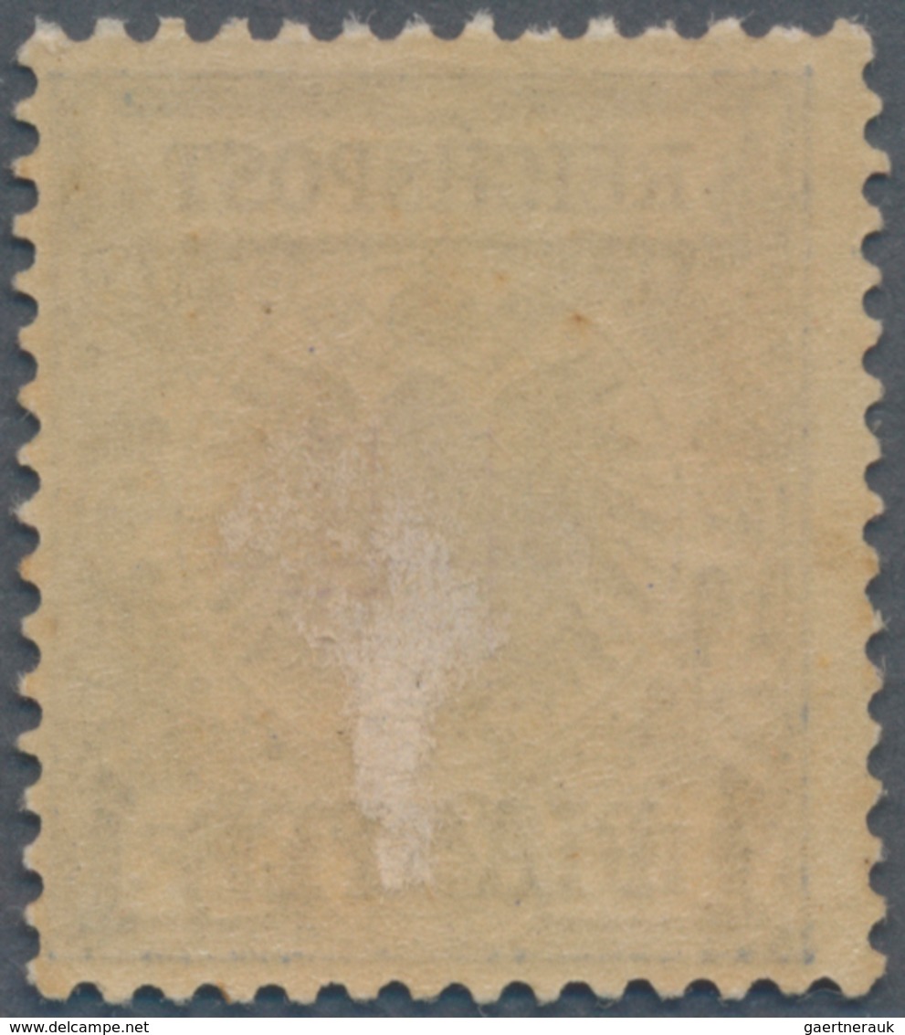 Deutsche Post In Der Türkei: 1893, 20 Pfg. Lebhaftgrauultramarin, Farbfrisches Exemplar, Oben Einige - Turkey (offices)