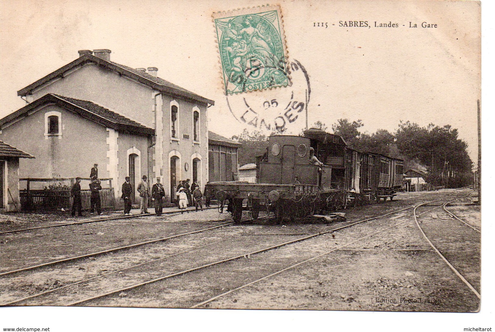 Landes : Sabres : La Gare - Sabres