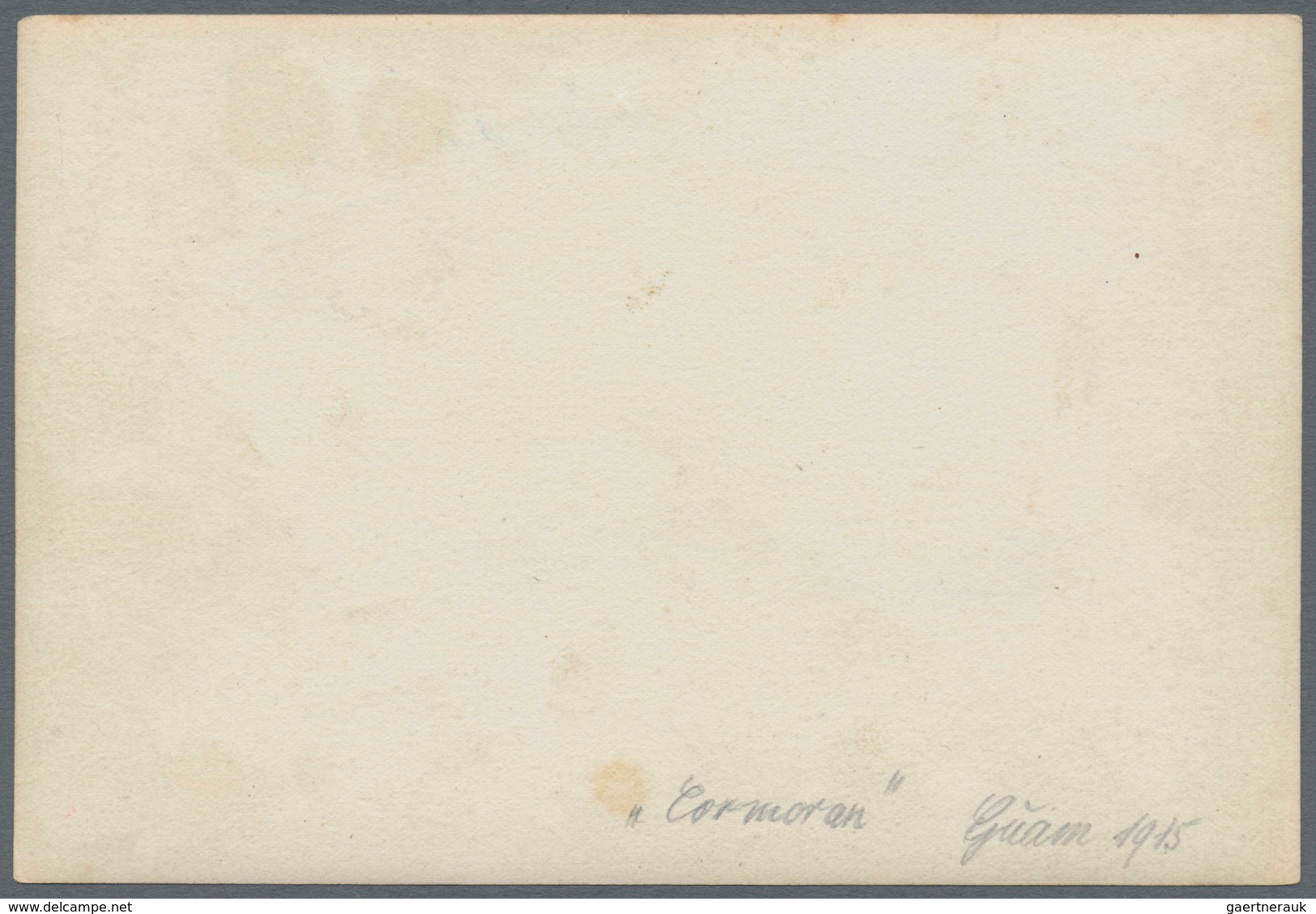 Deutsch-Neuguinea - Besonderheiten: 1915 (28.11.), FP-Brief Mit 2 X Stempel "KAIS.DEUTSCHE MARINE-SC - Duits-Nieuw-Guinea
