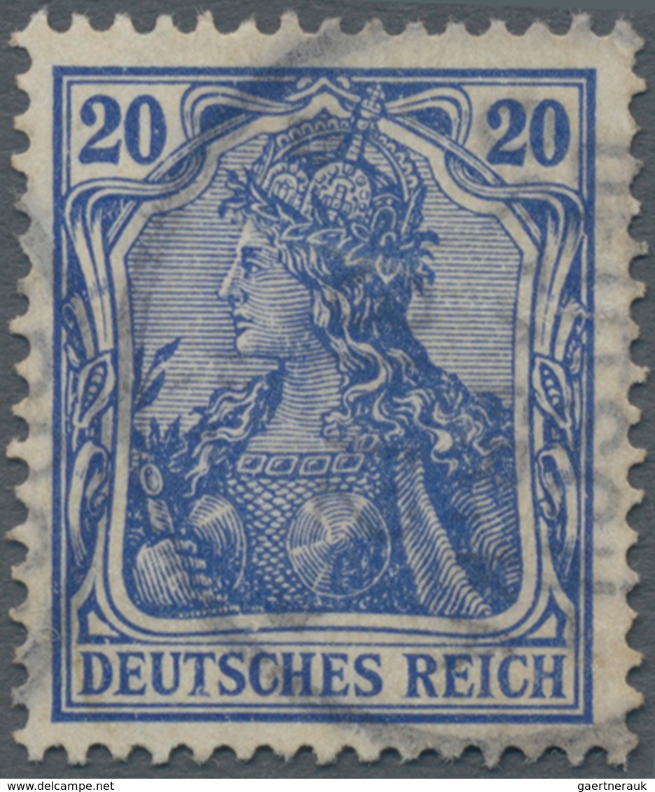 Deutsch-Ostafrika: 1915, "Königsberg"-Aushilfsausgabe, "20 Pfg. Friedensdruck" Mit KOROGWE 31.12.15 - Duits-Oost-Afrika