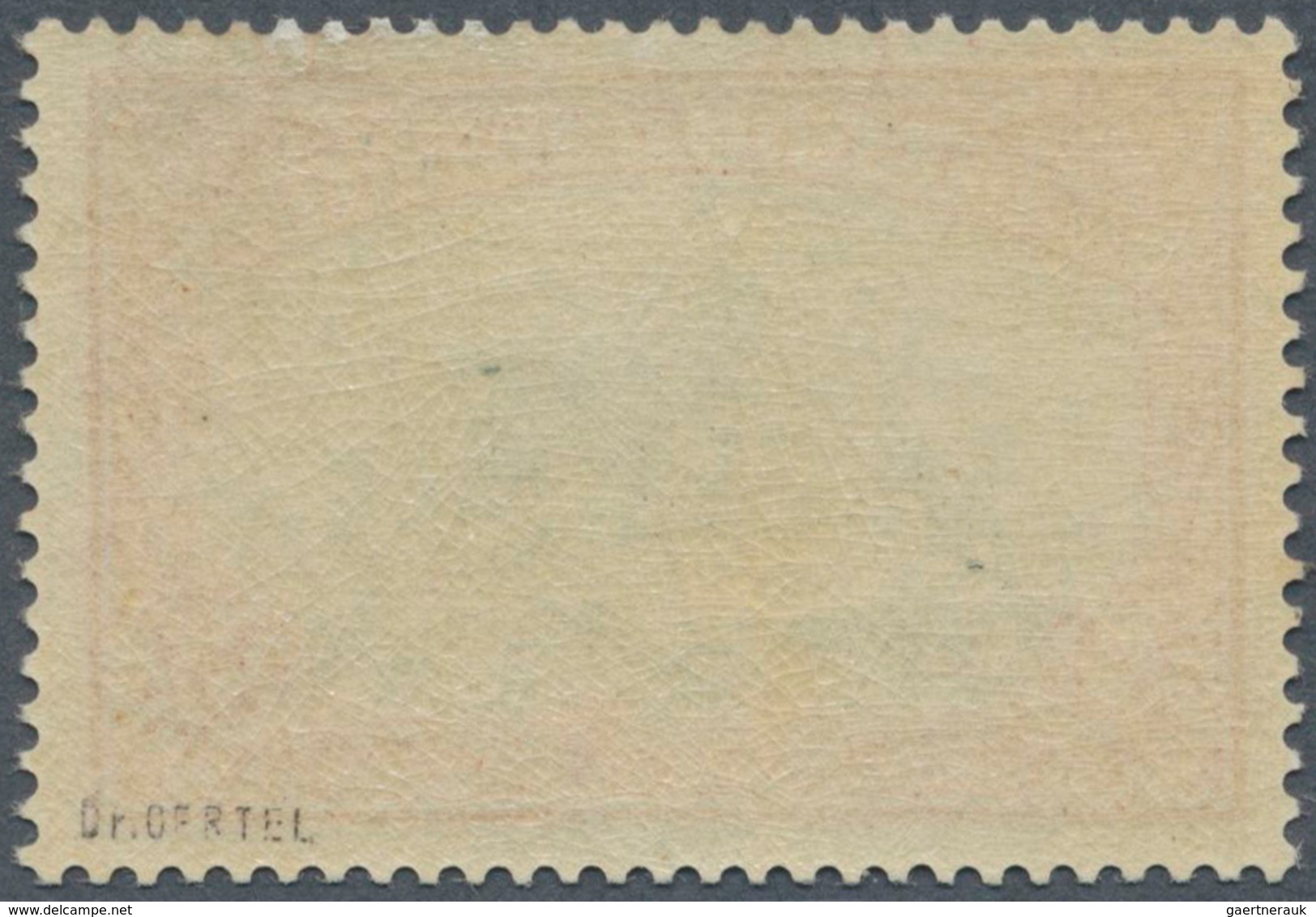 Deutsch-Ostafrika: 1901: 3 Rupien Mit Rahmen Type III Und Mittelstück Type I, Seltene Marke, Fotoatt - German East Africa