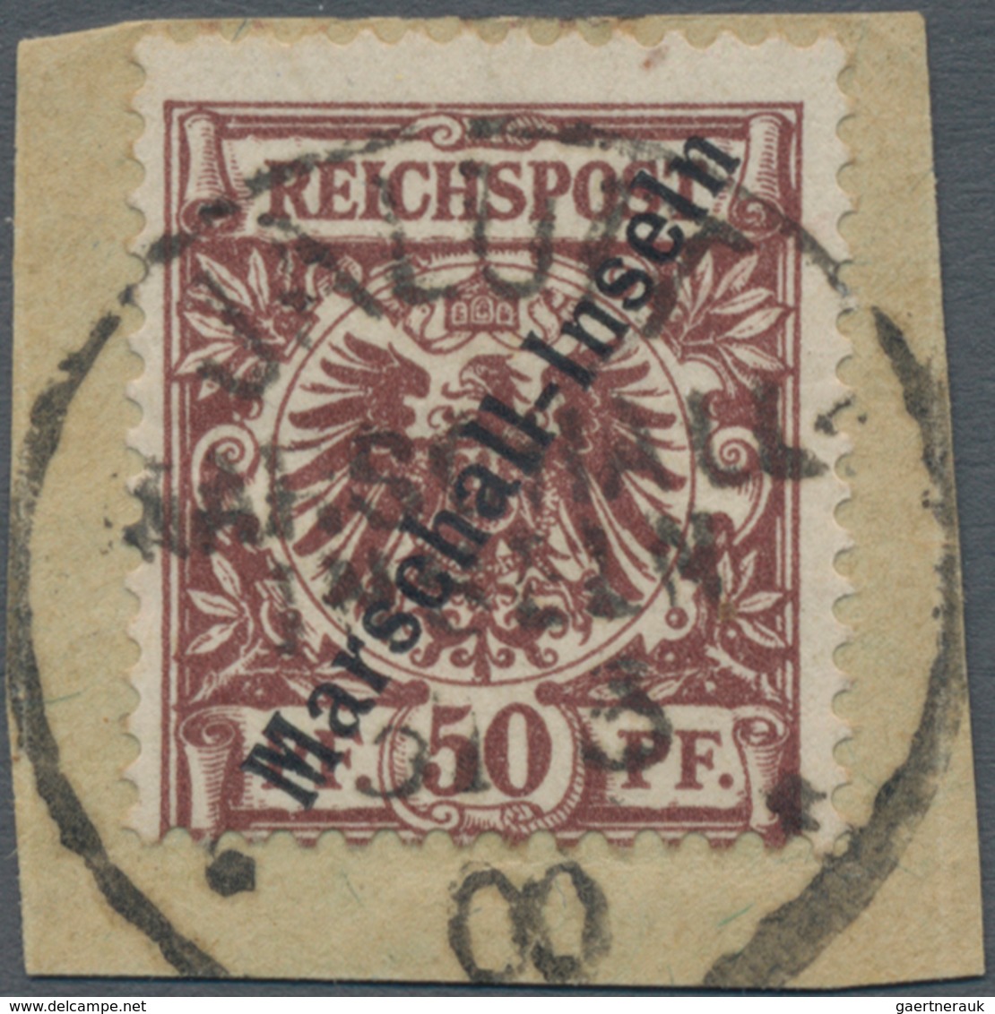 Deutsche Kolonien - Marshall-Inseln: 1899, 50 Pfg. Berliner Ausgabe Lebhaftrötlichbraun Mit Stempel - Marshall-Inseln