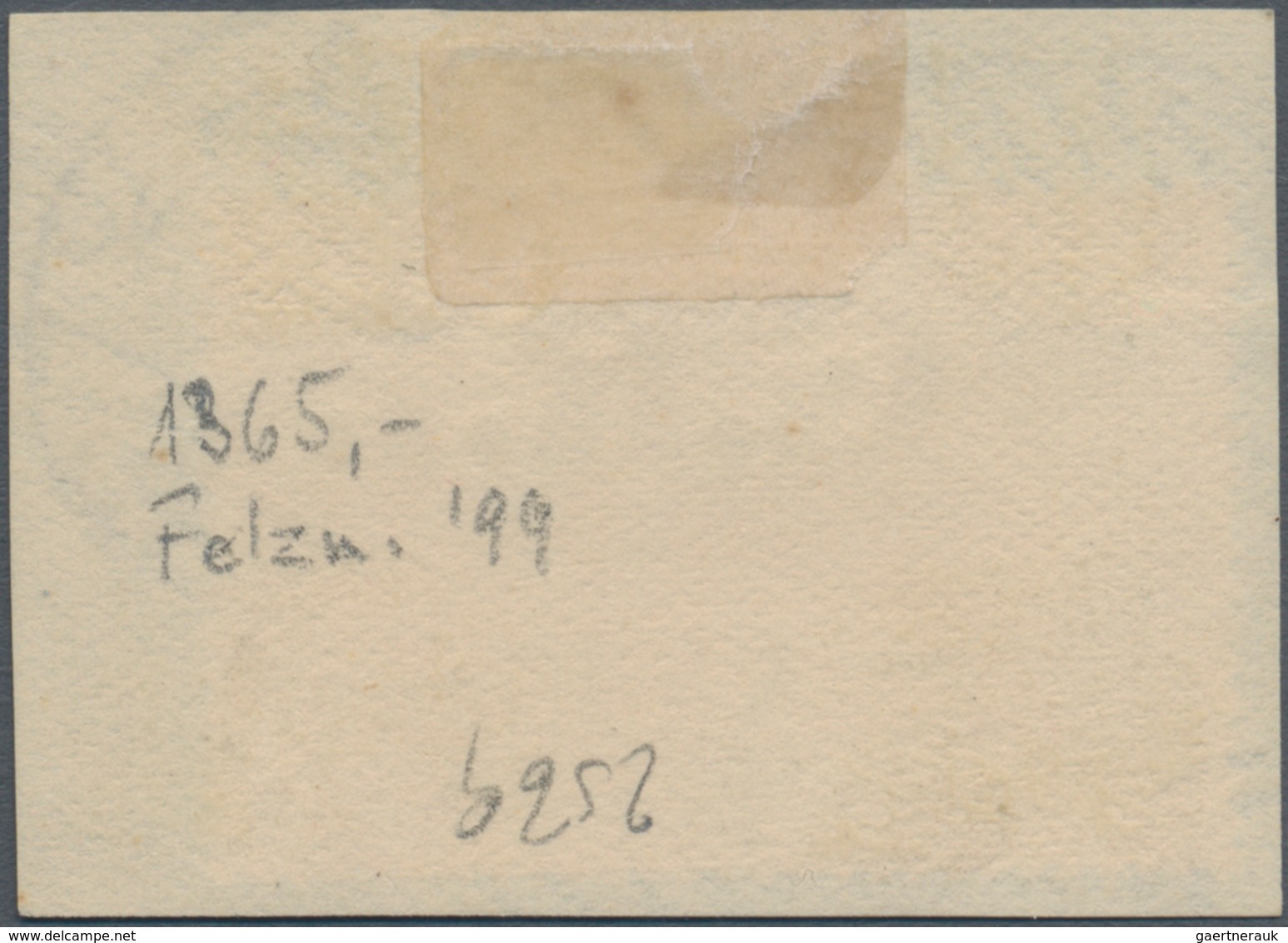Deutsche Kolonien - Samoa - Britische Besetzung: 1914, 5 Sh. Auf 5 Mark Grünschwarz/karmin, Farbfris - Samoa