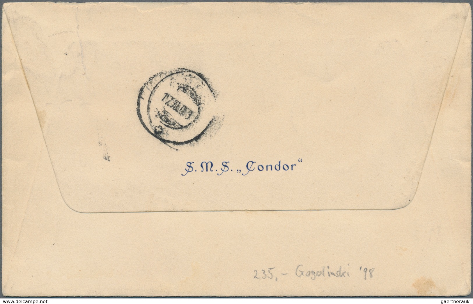 Deutsche Kolonien - Samoa - Besonderheiten: 1905 (25.20.). 5 Pfg. Germania Mit Stempel "KAIS. DEUTSC - Samoa