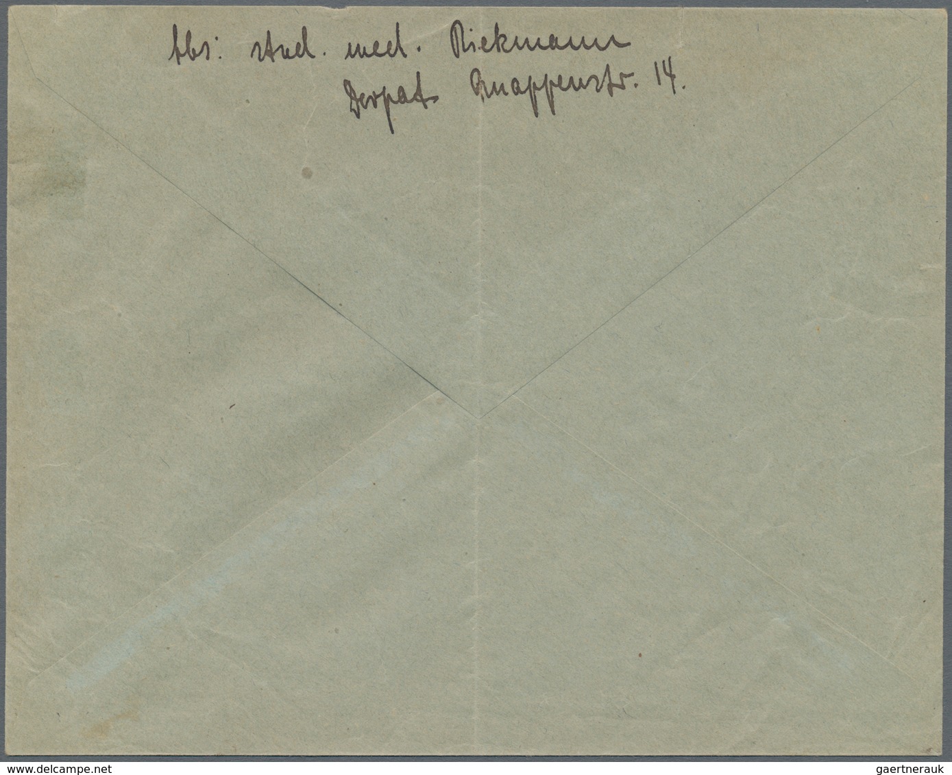 Deutsche Besetzung I. WK: Postgebiet Ober. Ost - Dorpat: 1918. Zwei Umschläge (Bug) Aus Gleicher Kor - Besetzungen 1914-18