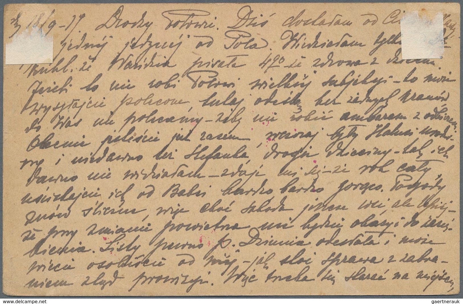 Deutsche Besetzung I. WK: Deutsche Post In Polen - Lokalpost: 1917, Incoming Mail: Österr.-Ungarisch - Besetzungen 1914-18