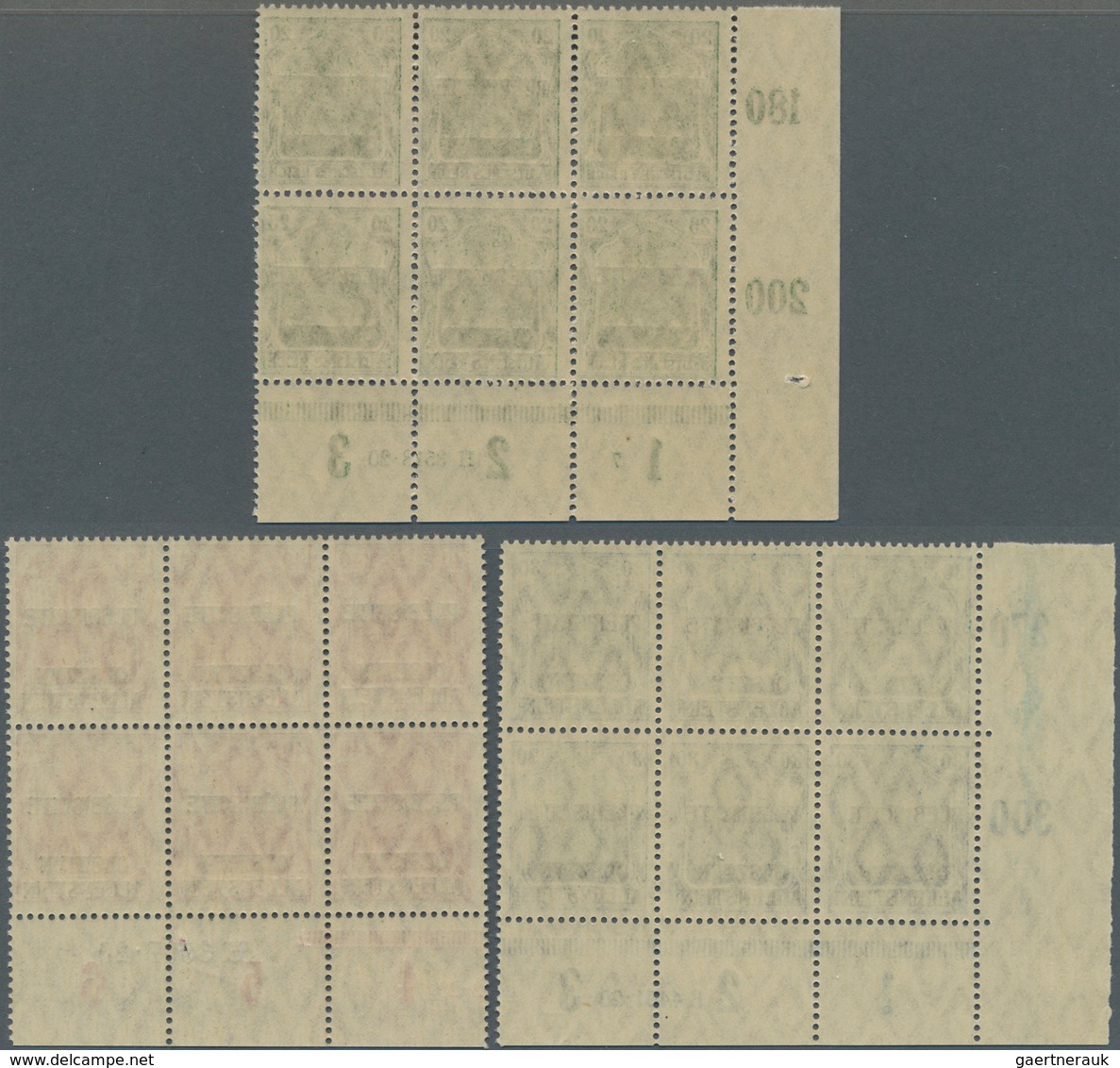 Deutsche Abstimmungsgebiete: Allenstein: 1920, Unverausgabte Werte 20 Pf Dkl'grün, 30 Pf Dkl'preussi - Sonstige & Ohne Zuordnung