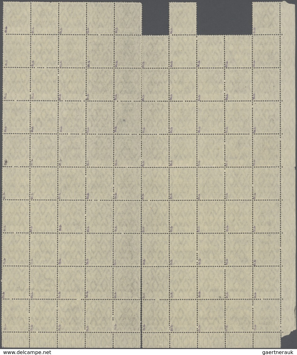 Deutsche Abstimmungsgebiete: Marienwerder: 1920, 20 Pf Violettblau Im Originalbogen Postfrisch (es F - Andere & Zonder Classificatie