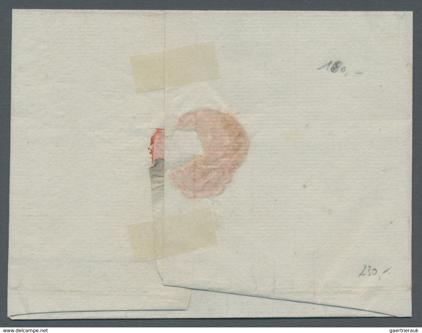 Deutsche Abstimmungsgebiete: Saargebiet: 1810 (ca.) - 101 SAAREBRUCK, Klare/saubere Abschläge In Rot - Briefe U. Dokumente