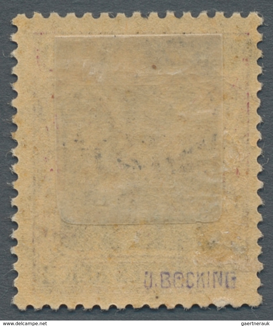 Deutsche Abstimmungsgebiete: Saargebiet: 1920, "50 Pfg. Germania/Sarre Mit Aufdruck In Type II, Balk - Briefe U. Dokumente