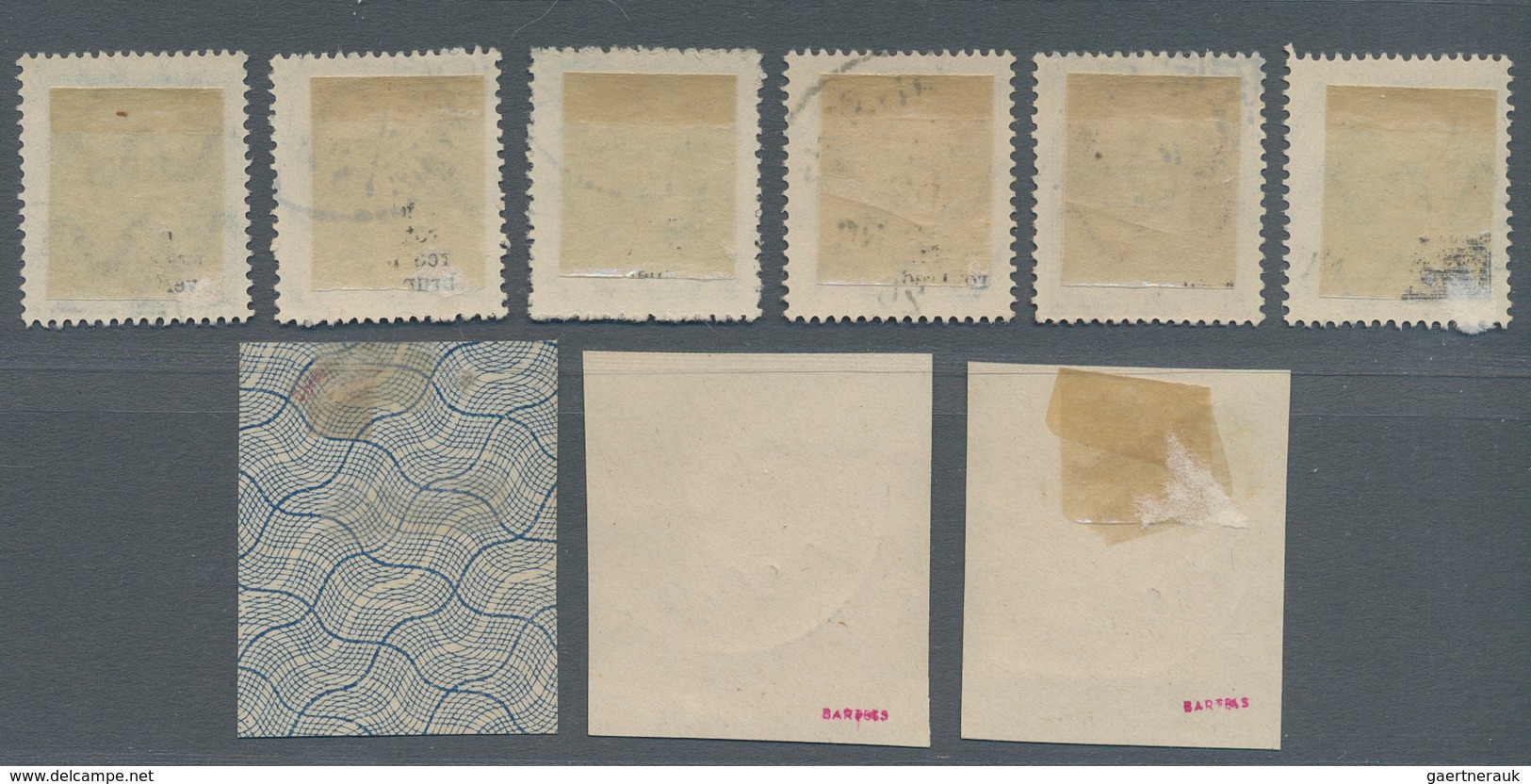 Deutsche Abstimmungsgebiete: Saargebiet: 1920, 5 Pf - 10 M Ludwig Mit Aufdruck „SARRE”, Kompletter G - Covers & Documents
