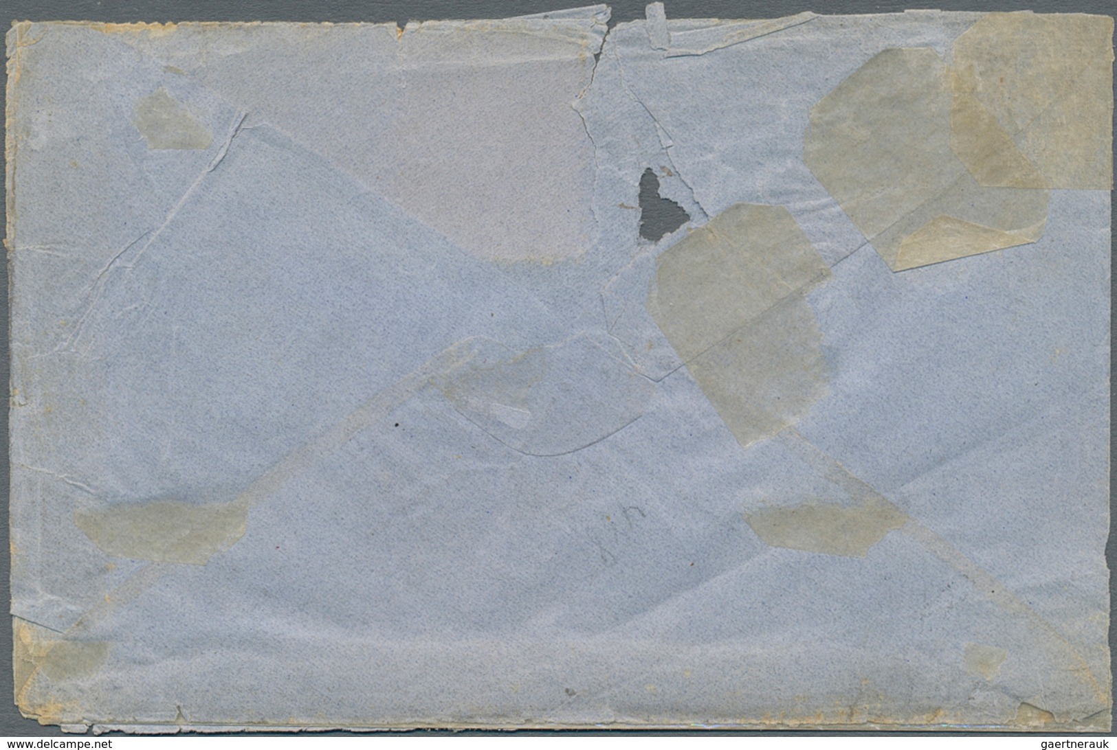 Danzig: 1870 BALLON MONTÉ: Kleines Briefkuvert Von Paris An Einen Französischen Kriegsgefangenen In - Other & Unclassified