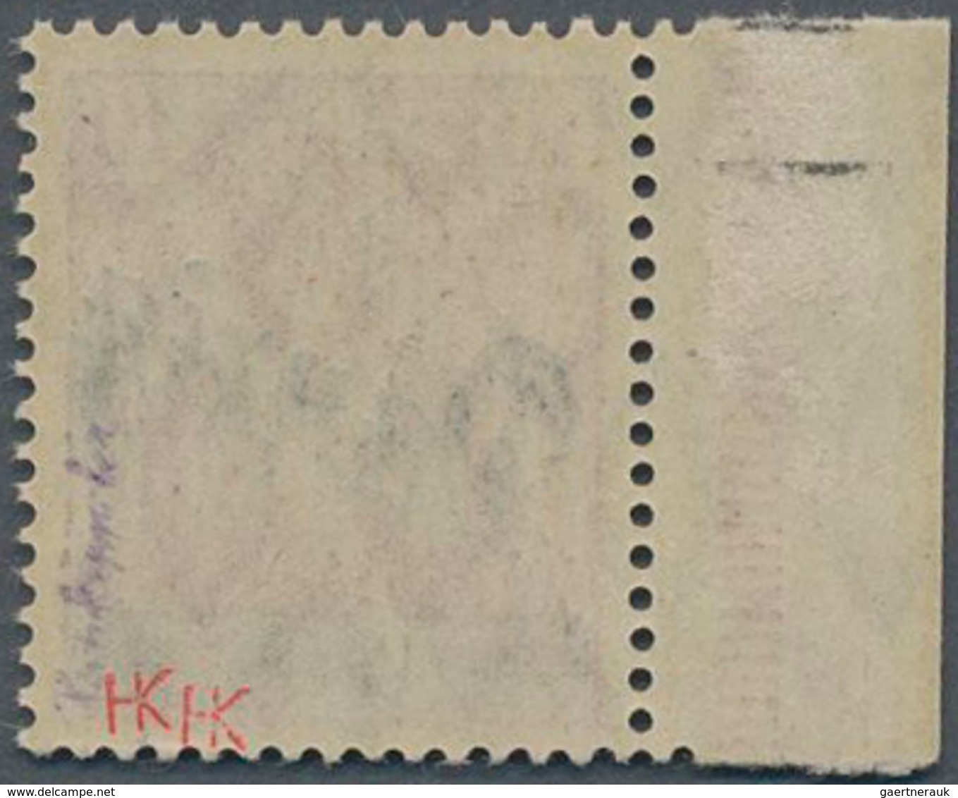 Danzig: 1920, Kleiner Innendienst 10 Pfg Tadellos Postfrisch Vom Linken Rand, Mit EXTREM SELTENEN DO - Autres & Non Classés