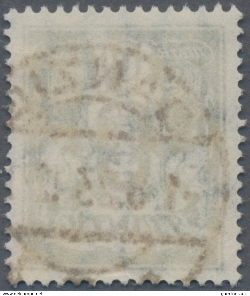 Danzig - Dienstmarken: 1923, 100 Pf Blau Entwertet Mit "DANZIG * 5b" Echt Und Tadellos, Fotoattest B - Other & Unclassified