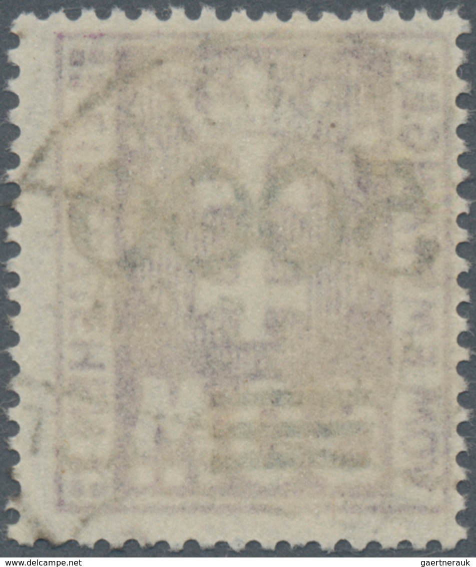 Danzig - Portomarken: 1923, 5.000 M Aufdruck Rußig Schwarz Sauber Gestempelt "(NE)UTEICH", Echt Und - Other & Unclassified