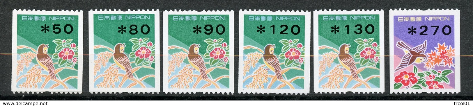 Japan, Yvert 2343/2347&2400, MNH - Neufs