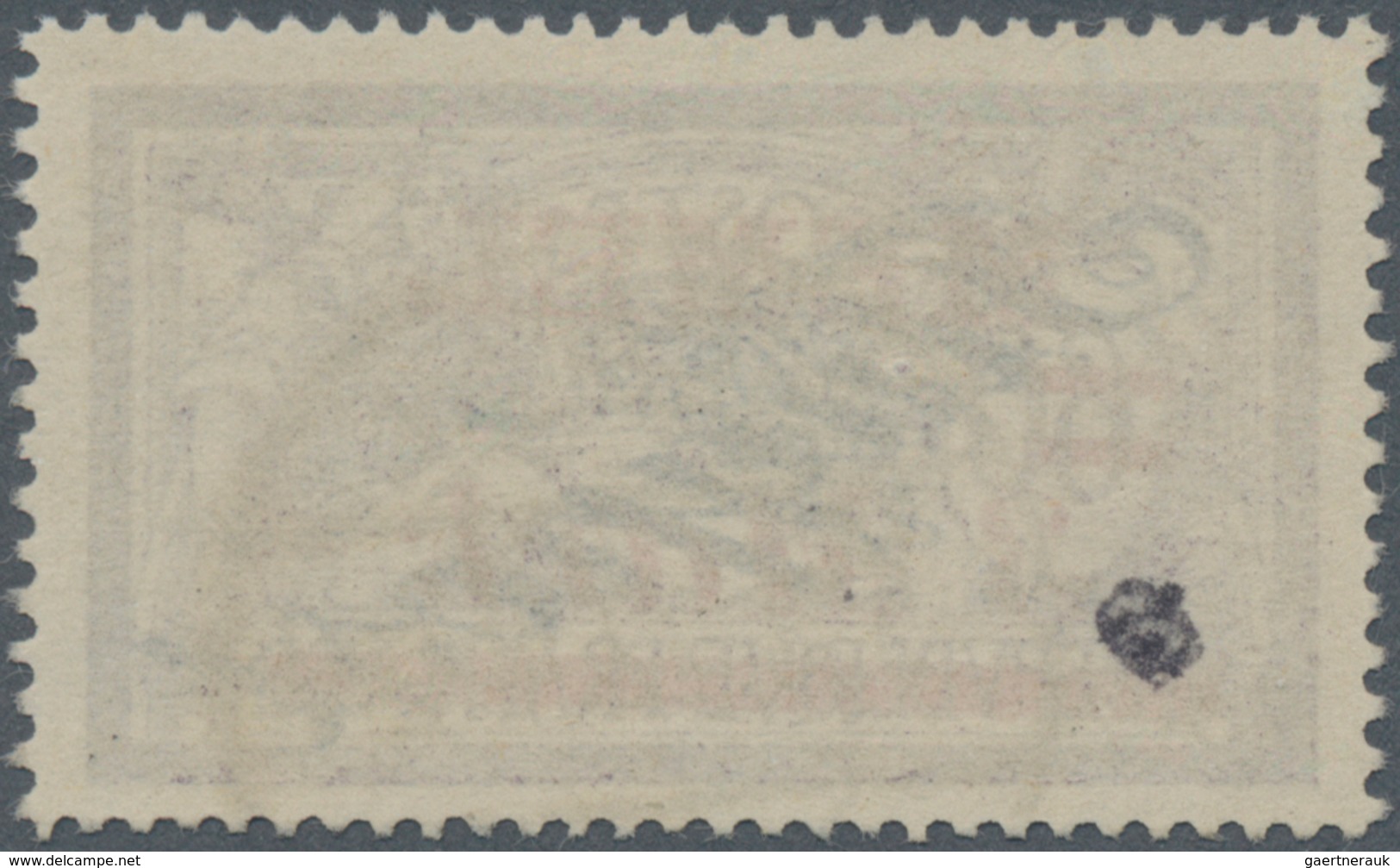 Memel: 1922, 3 M. Aufdruck „Flugpost”, Perfekt Zentriertes Und Gezähntes, Zentrisch Gestempelt Stück - Memel (Klaïpeda) 1923
