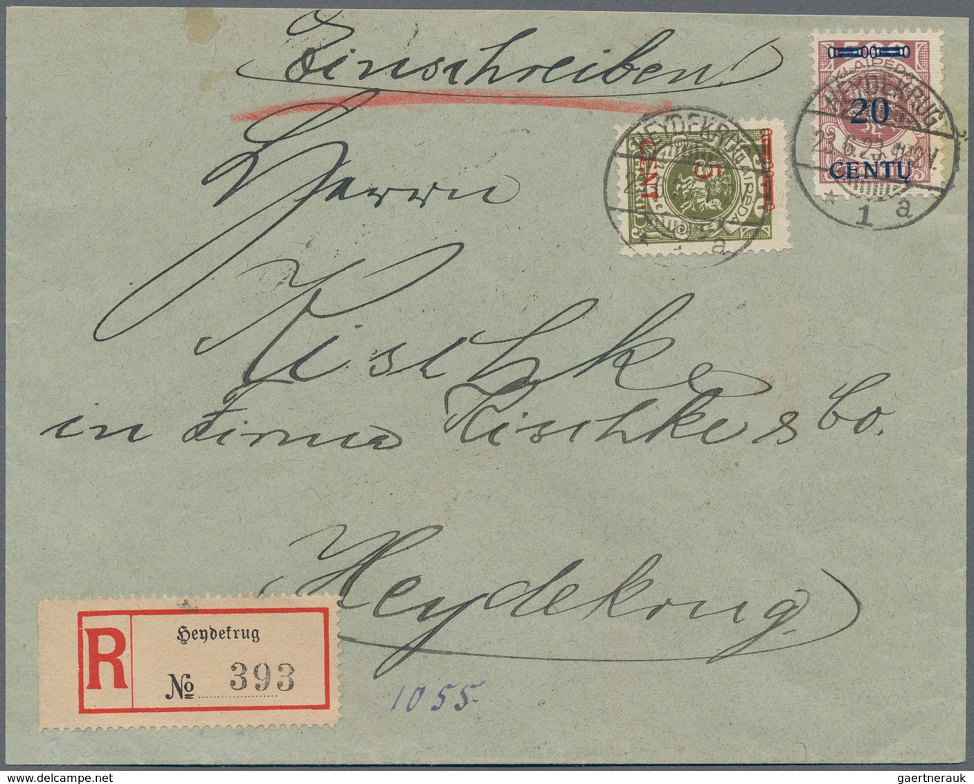 Memel: 1923. Lot Von 3 Sauberen Briefen, Dabei 2 R-Briefe. Mi.-Wert über 350,- Euro. - Memel (Klaïpeda) 1923