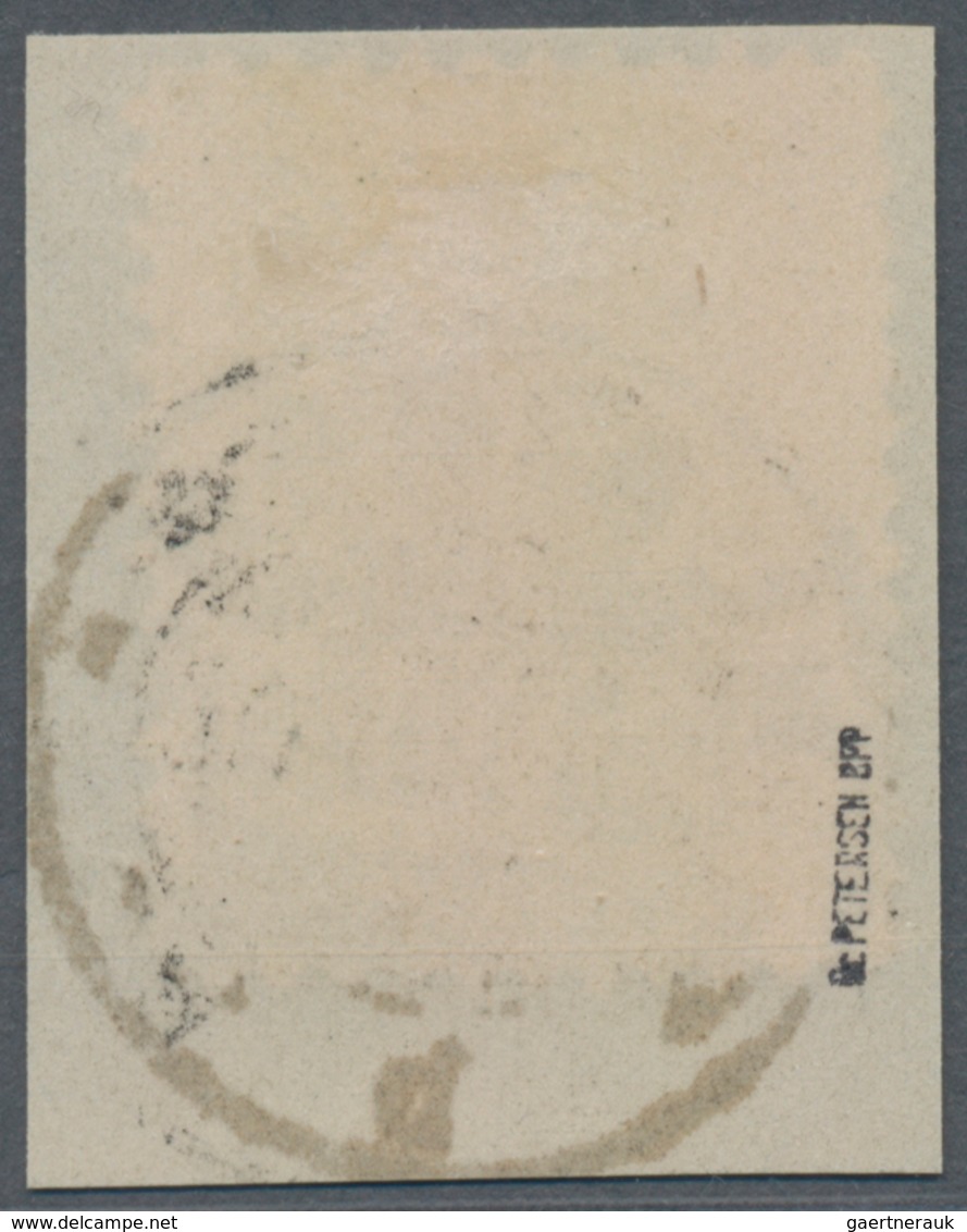 Memel: 1923, 30 C. Grünaufdruck, Aufdrucktype I, Schwarzgrüner Blockzifferaufdruck 30 CENT. Auf 300 - Memelgebiet 1923